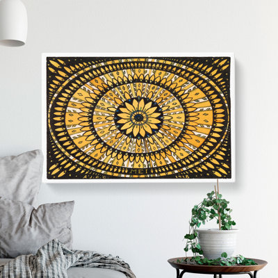 Flowers And Leaves by Julie De Graag - Wrapped Canvas Painting