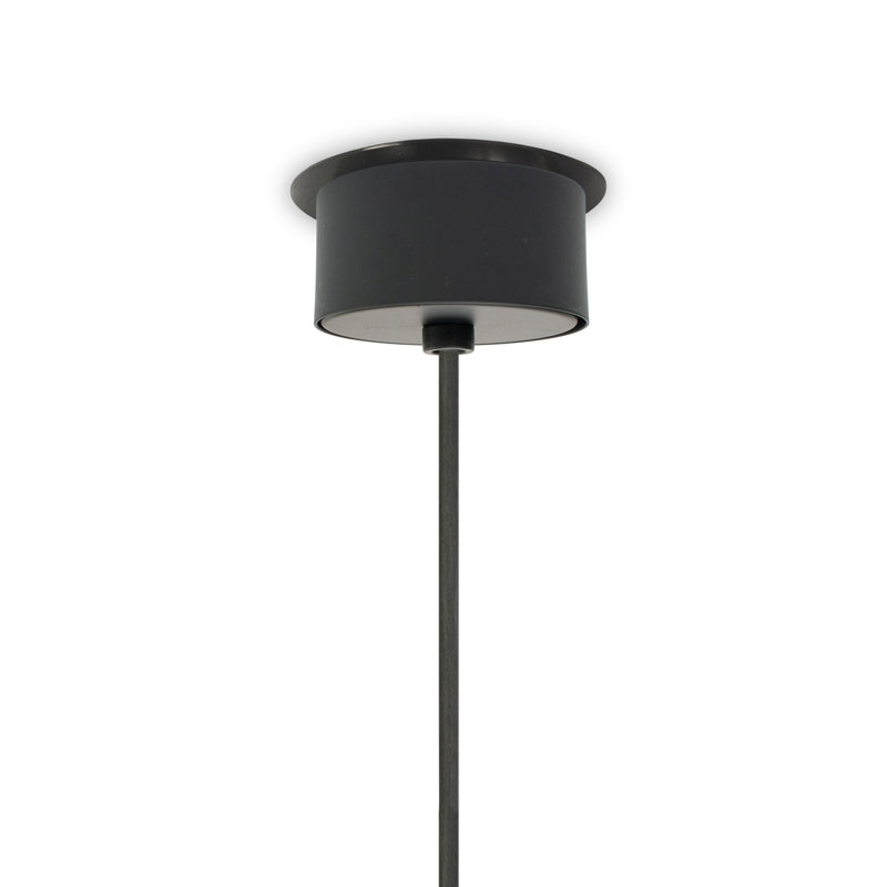 Swirl 1 - Light Pendant, E26, Black, Sea Blue