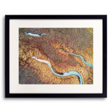 Abstract Aerial Landscape VII Print by Frank Peters