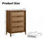 Commode 4 tiroirs Vichy
