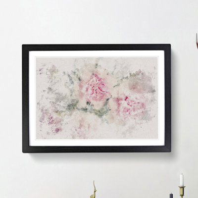 Pale Pink Carnation Flowers - Framed Print