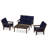 Vineyard 4-Piece Deep Seating Set-131205541-131205557
