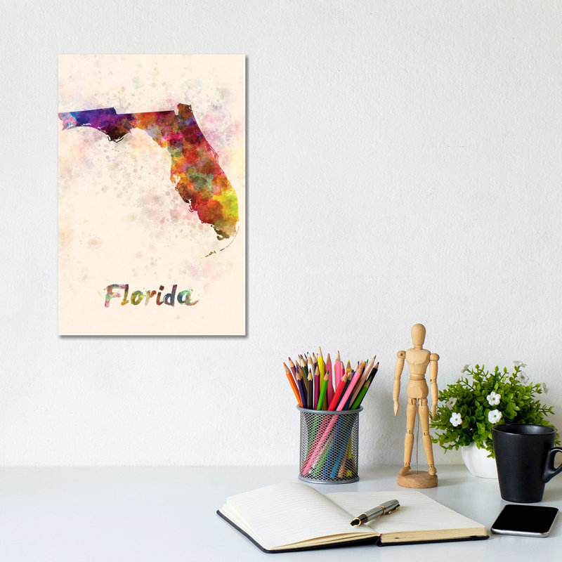 Florida by Paul Rommer - Wrapped Canvas Print, 30.48cm H x 20.32cm W x 1.91cm D