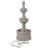 Cyprus Traditional Polyresin 3-Tier Outdoor Water Fountain - Gray-431698036