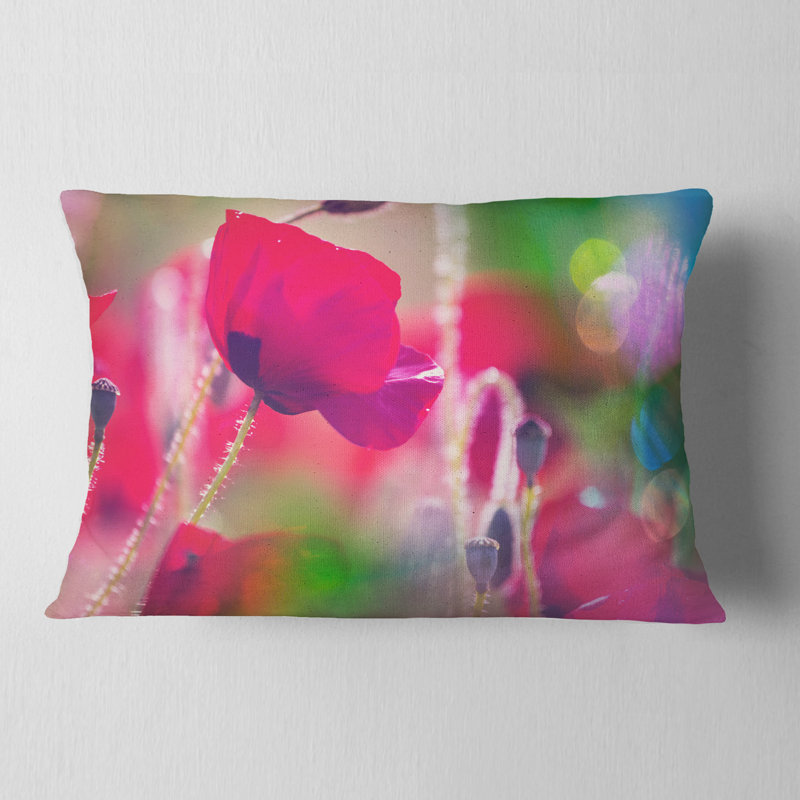 Coussin lombaire pour les fleurs à l’avant-fermeture