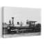 Art des années 1900, trois ouvriers debout sur un train, machine à vapeur, rétro, art mural rétro classique-66047580