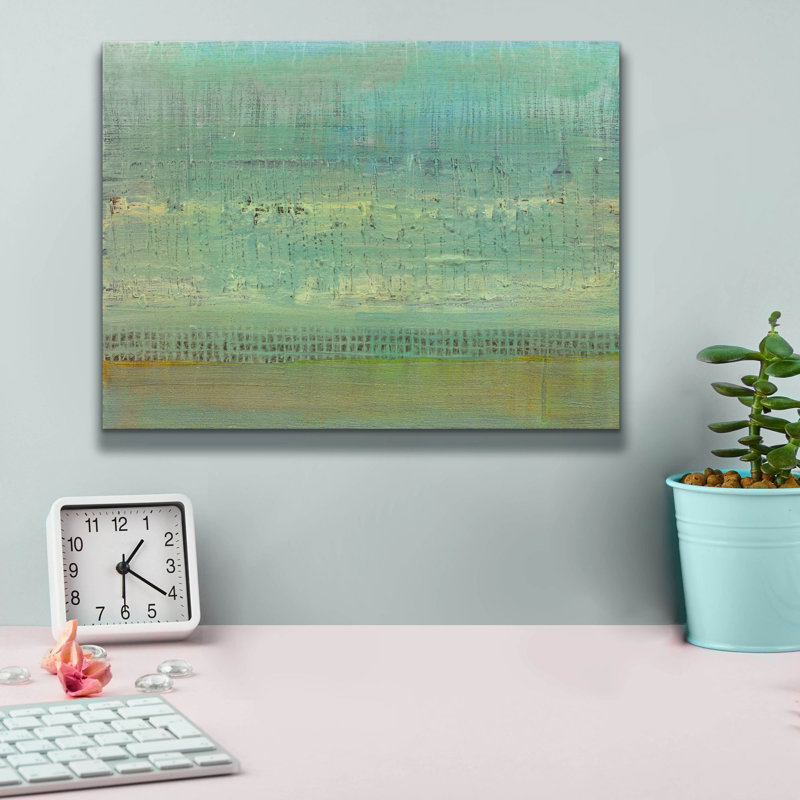 «Sandbar 2» par Alicia Ludwig, art mural sur toile, H 12 po x l 16 po x P 0,75 po