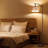62.8“ Rattan & Linen Double Lampshade Arc Floor Lamp-1353404068