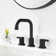 Widespread 2-handle Bathroom Faucet with Drain Assembly