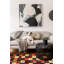 Tapis multicolore Aamna Gabbeh 3 pi 3 po x 4 pi 9 po