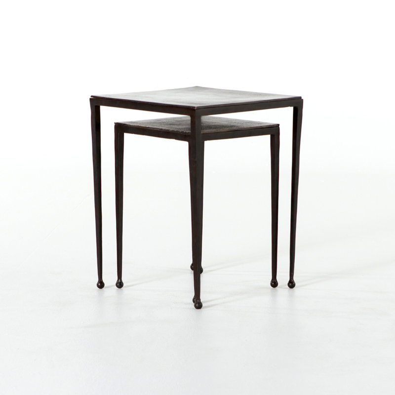 Dalston Nesting End Table, Brown
