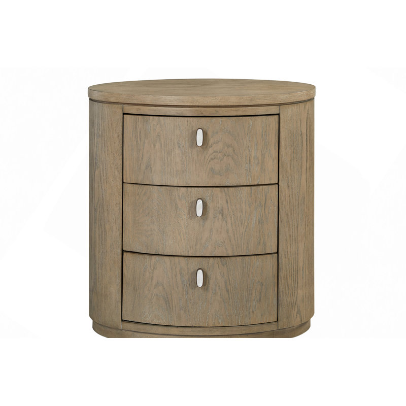 Table de chevet ovale