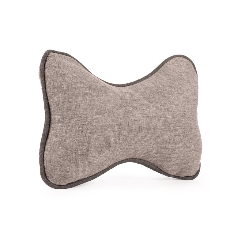 Oreiller GreenDog Os - Luxe neutre, Gris clair, S / M (l 12 po x H 8 po)