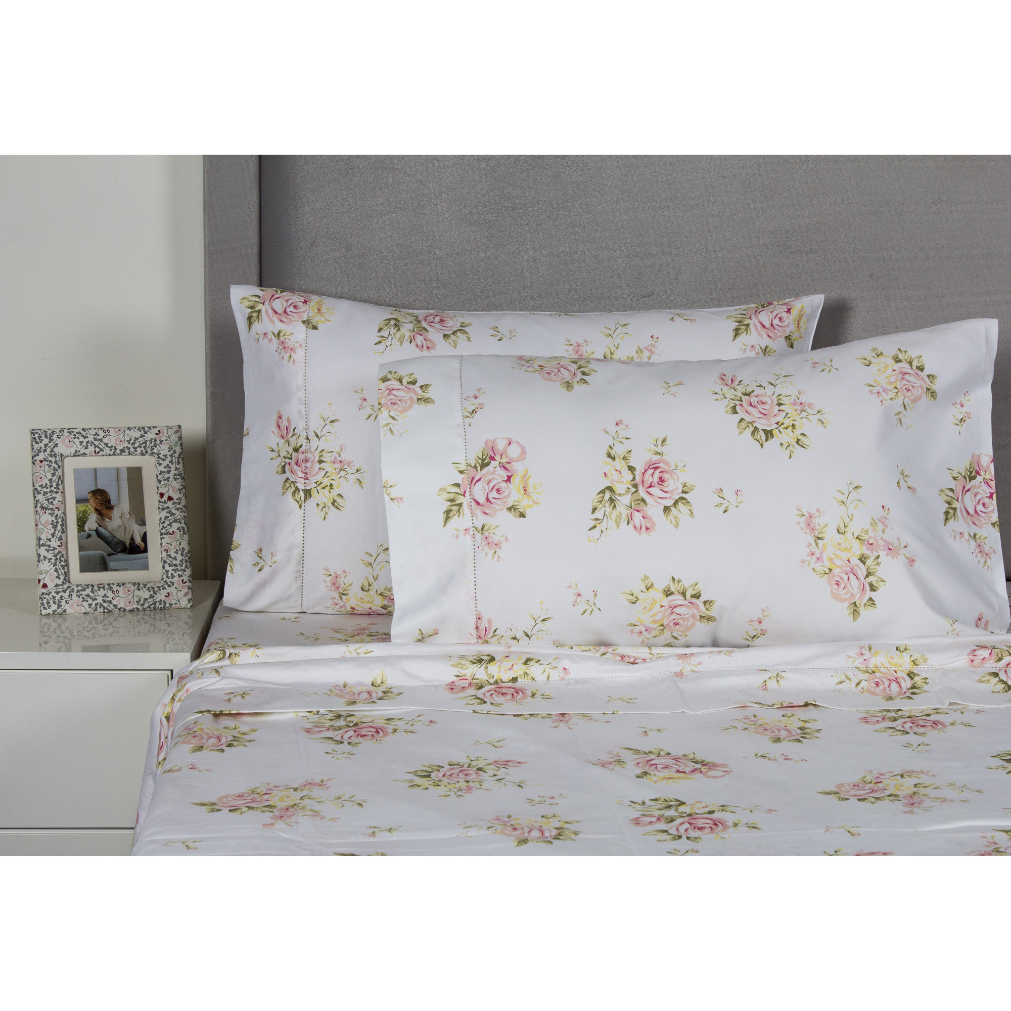 100% Cotton Sheet Set, Twin Sheet Set + Fitted Sheet + 1 Pillowcase