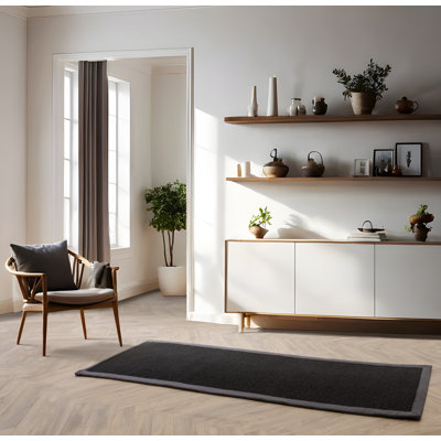Essie Sisal Black/Grey Rug