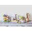Pansy Party Bunny And Cart Centerpiece