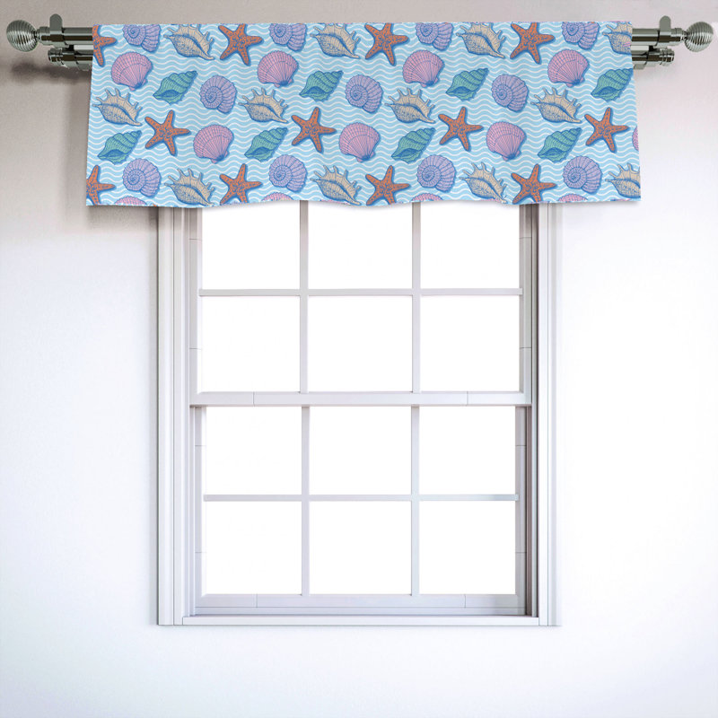 Sateen Ruffled Window Valance