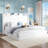 Hydraulic Lift Up Storage Upholstered Platform Bed With Shelf And Charging Station-1668359033-1668359030