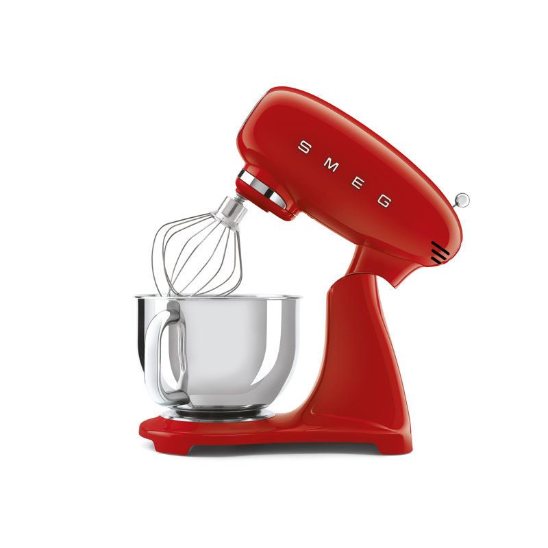 Batteur sur socle style rétro pendant 50 années, Rouge