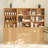 71" H X 70.9" W Bookcase Cabinet With Open Shelves, Modern Bookshelf With 3 Large Drawers (B+2C)