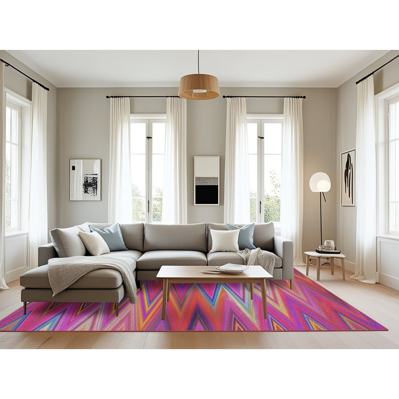 Chevron Indoor Rug, Rectangle 8' x 12'