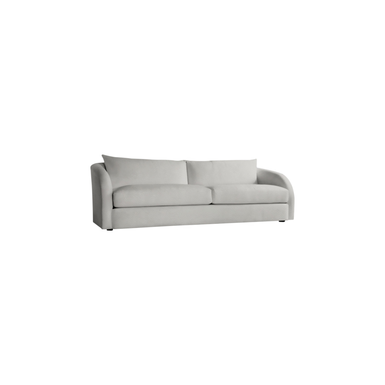 Palermo Outdoor Loveseat, Light Grey Vinyl 6503-010