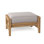 Amalfi Outdoor Teak Ottoman