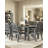 All Weather Rectangular HIPS Patio Dining Table Sets with Arm Chairs 7 Piece Outdoor Furniture Set with Umbrella Hole Modern Plastic Outdoor Dining Sets-698425765-698425764