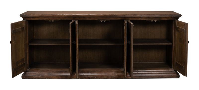 Provincial 87'' W Solid Wood Sideboard