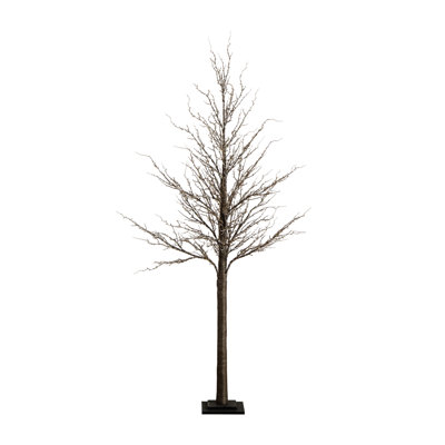 6 pi Arbre artificiel pré-éclairé avec 480 lumières DEL blanc chaud