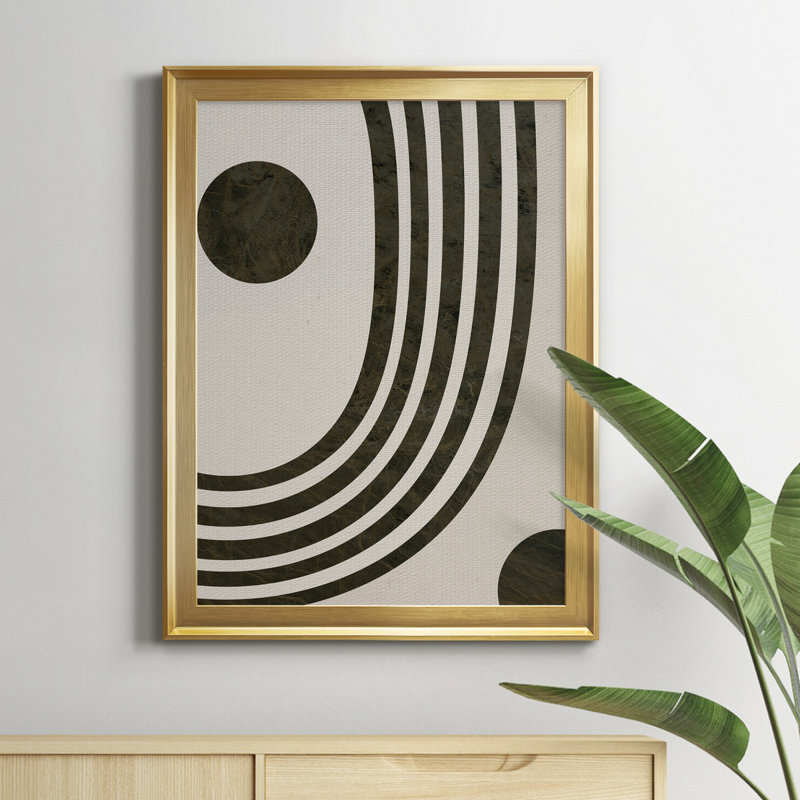«Tubular Abstract I», reproduction encadrée de qualité supérieure, prête à être accrochée, H 24,5 po x l 18,5 po x P 1,5 po