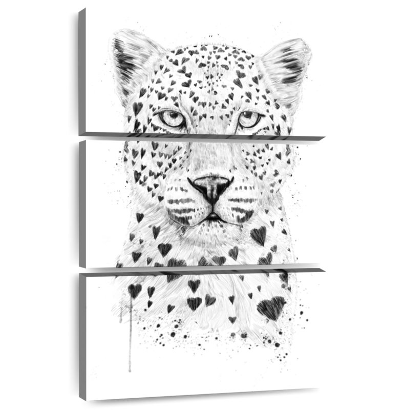 Brampt Lovely Leopard, 74" H x 48" W