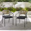 Halleli 4 - Person Acacia Wicker Patio Dining Set with Round Table , Cushions Included-1815598192