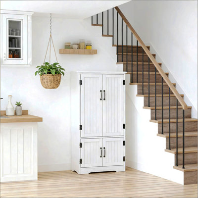 Armoire de cuisine autoportante, armoire de maison de ferme, armoire de rangement décorative