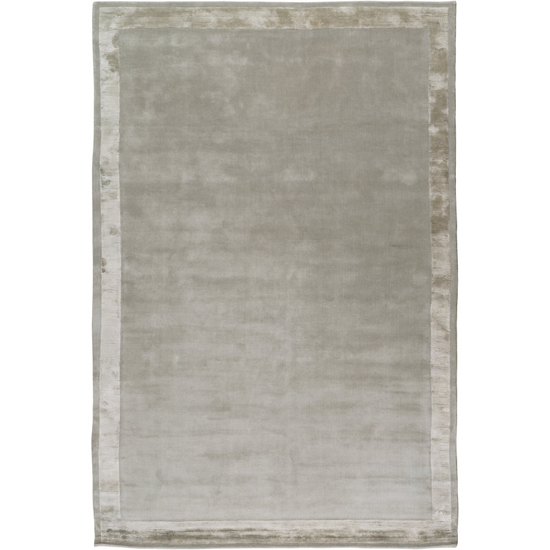 Farrow & Ball Silk Border Order Gray Area Rug, Rectangle 12' x 16'