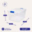 Bac de rangement avec couvercles Homz-71007990-71007993-97291500