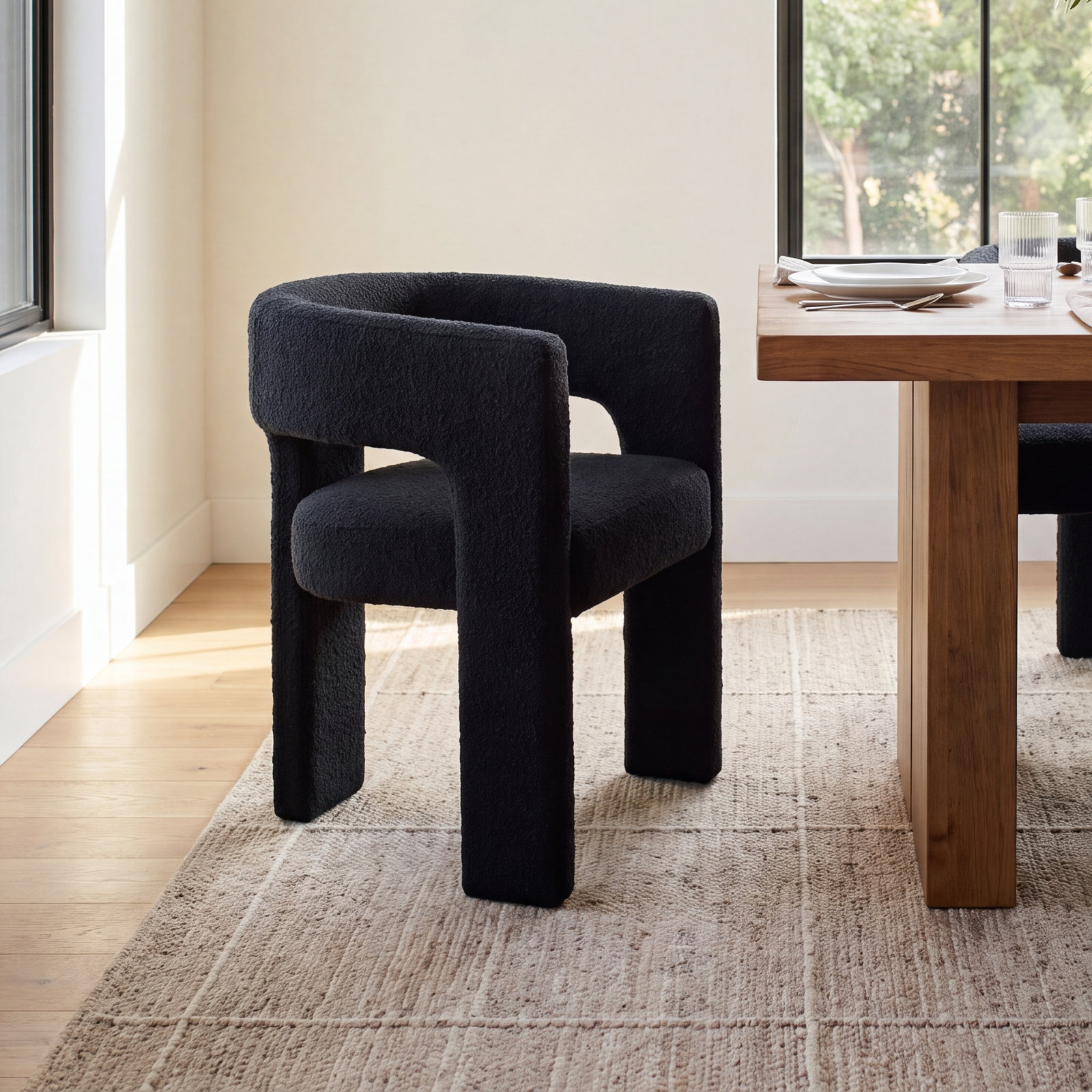Darlington Dining Armchair, Black