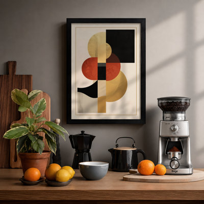 Abstraction Geometric - Framed Print