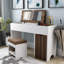 Ensemble coiffeuse Emme avec tabouret et miroir