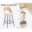 Kawakami Upholstered Counter Stool with Metal Frame-1850364548