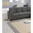 Living Room Furniture 2-PCS Sectional Sofa Set LAF Sofa And RAF Chaise Tweeted-Like Velvet Tufted Couch Nailheads-1097812208