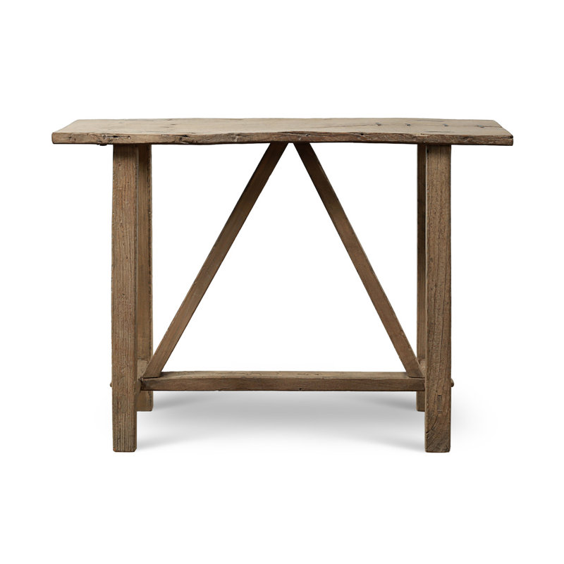Solid Wood Console Table, 33" H x 45" W x 17" D