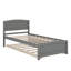 Lit plate-forme avec lit gigogne-658363905