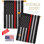 Mélange de polyester à 2 côtés 40 x 28 po american red rayures drapeau maison