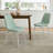 4-Piece Linen Upholstered Dining Chair Set with High Back & Metal Frame-146486670-146486671