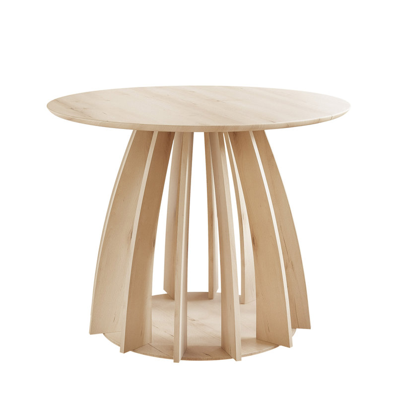 Round Dining Table, Beige