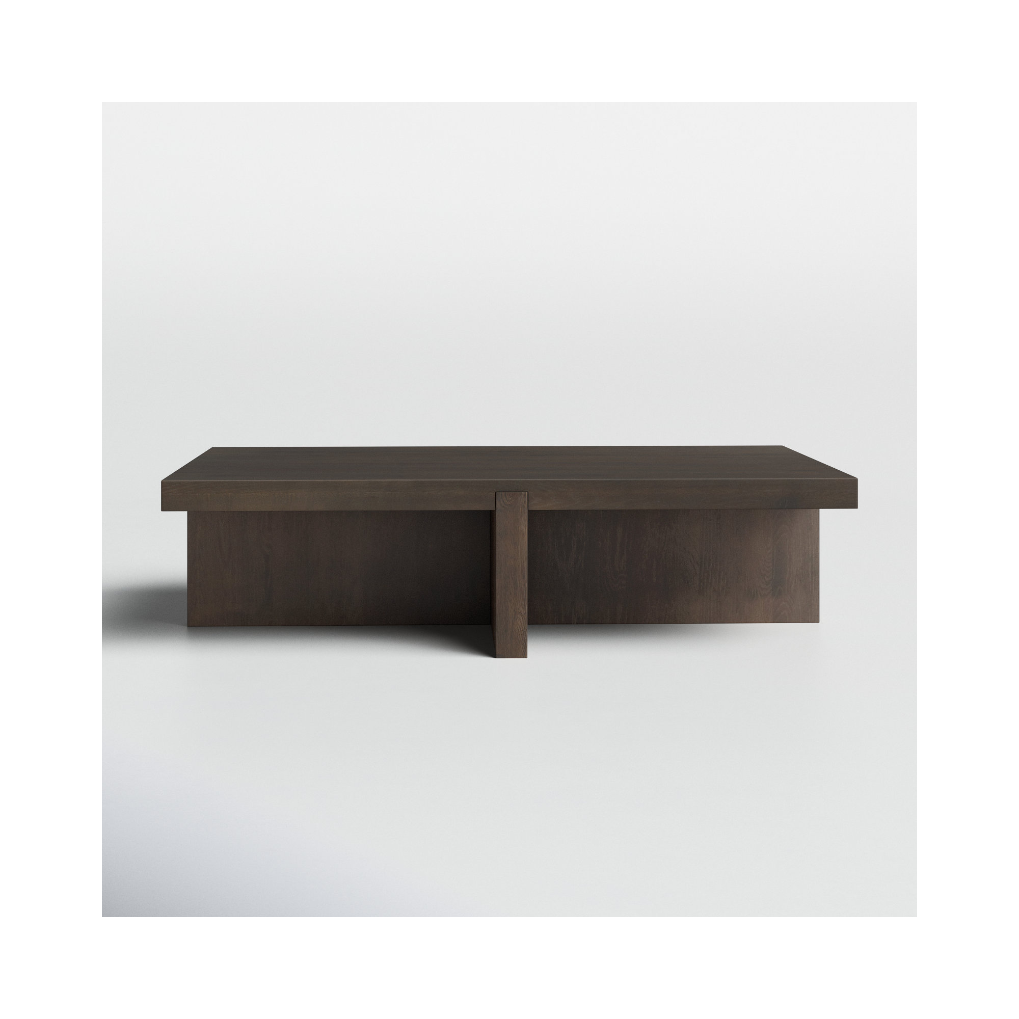 Wytheville Solid Wood Coffee Table, Dark Brown