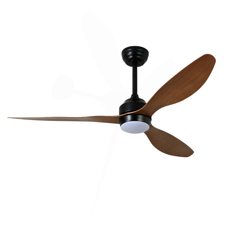 52" Ceiling Fan With Lights Quiet DC Motor 3 ABS Blade Ceiling Fans 6 Speed Levels,Reversible Ceiling Fan, For Patio Living Room, Bedroom, Office,Indoor.