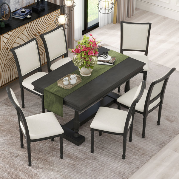 Darby Home Co Adeolu 7 - Piece Trestle Dining Set | Wayfair