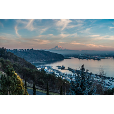 Port At Sunset 7 - Wrapped Canvas Print